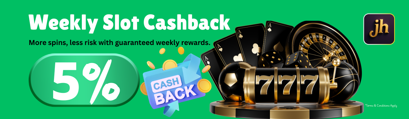 Weekly Cashback on Slots